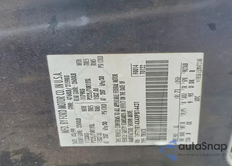 1999 Ford Ranger Super Cab z USA, uszkodzony, nr VIN 1FTYR14X4XPB14431